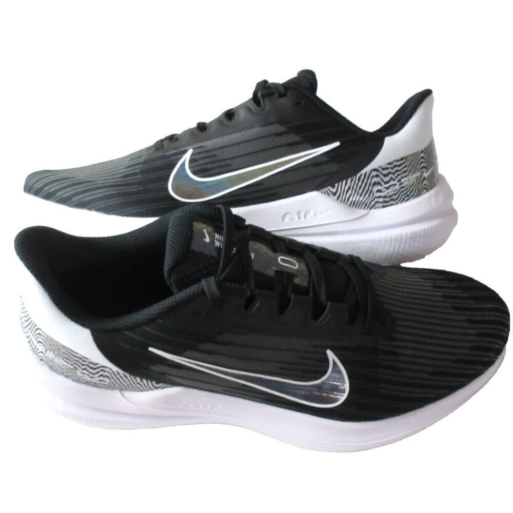 Nike Women's Air Winflo 9 PRM Running Training Shoes Black White Sizes NIB